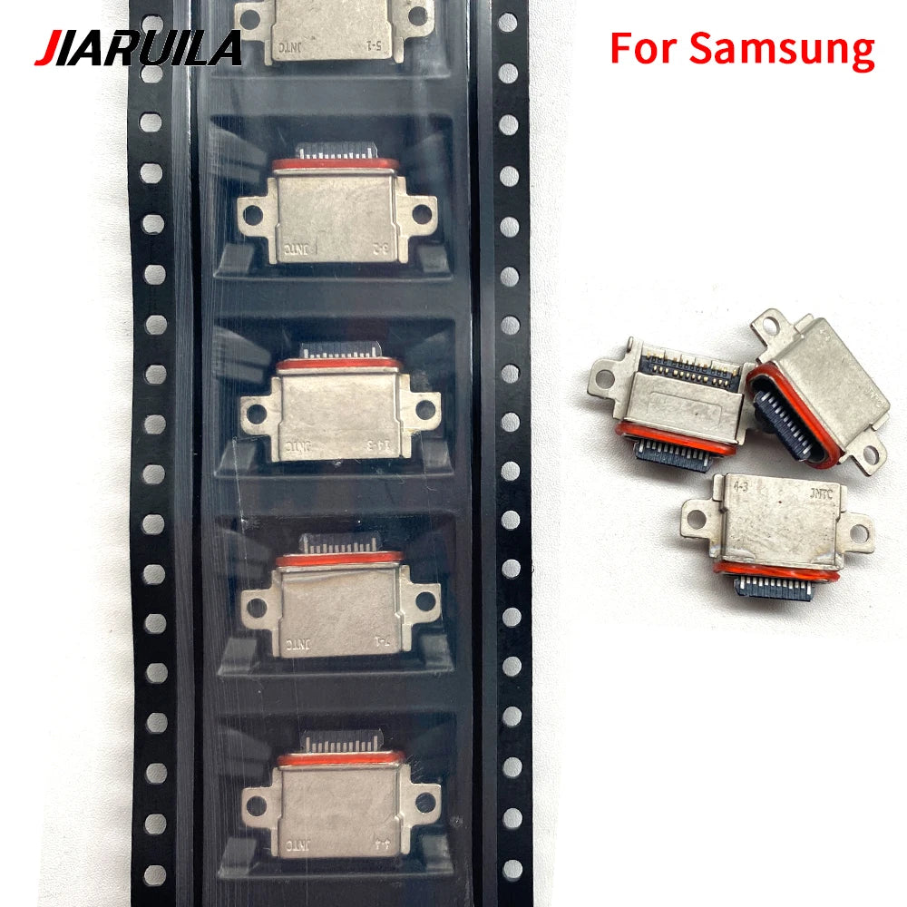 100Pcs, USB Charging Port Connector Charge Jack Socket Plug Dock For Samsung Z Flip 2 3 4 5 / Z Fold 2 3 4 5 Samsung phone repair parts