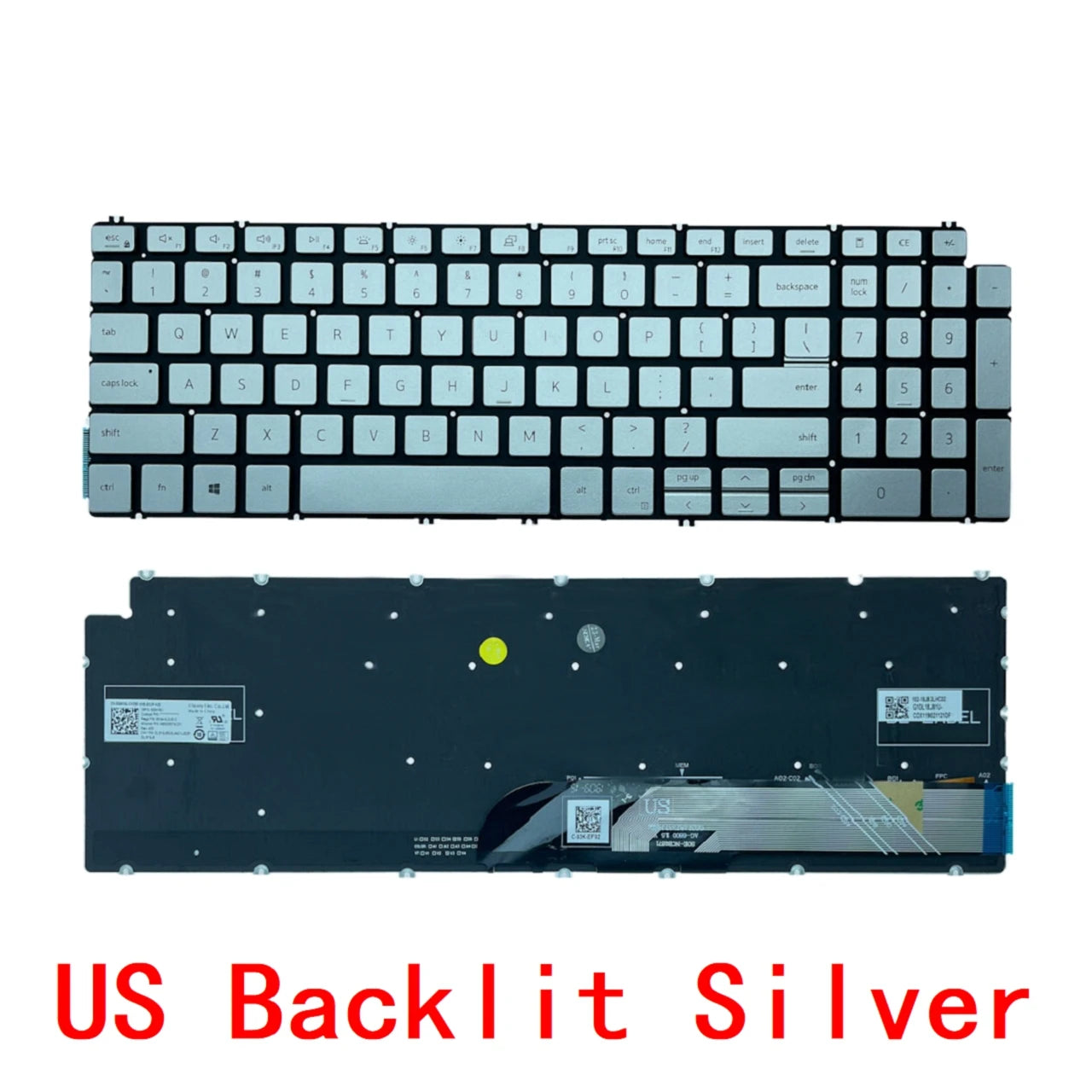 US RU SP BR Backlit Keyboard For Dell Latitude 3510 P101F Vostro 5501 5502 P102F 5590 P88F Inspiron 7500 7501 7506 7590 7591Dell laptop repair parts