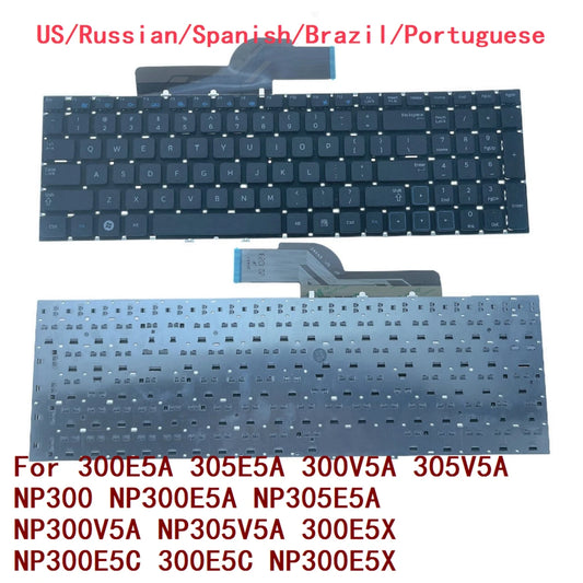 US RU SP BR PT Keyboard For Samsung 300E5A 305E5A 300V5A 305V5A NP300 NP300E5A NP305E5A NP300V5A NP305V5A 300E5X NP300E5C 300E5C SAMSUNG laptop repair parts