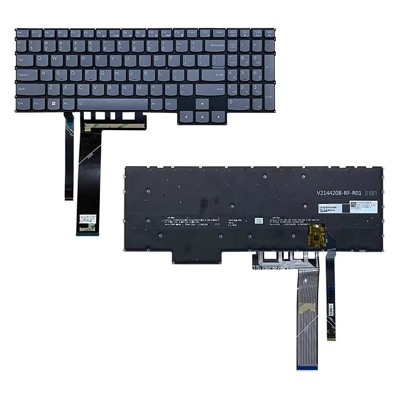 Upper case keyboard for Lenovo Y9000P R9000P ARH7 IAH7 2022 5 pro16 IAH7H topcase palmrest keyboard cover touchpad assembly Lenovo laptop repair parts