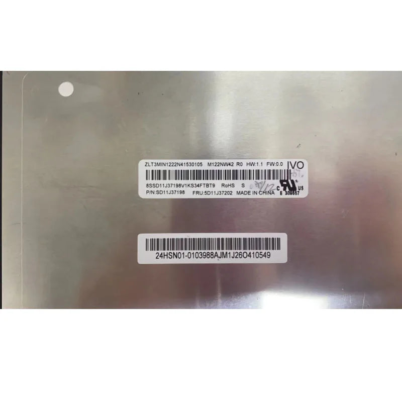12.2 Inch Touch Screen For Lenovo 500e yoga Chromebook gen4 5D11C95914 Digitizer Replacement Assembly 1920X1200 WIth Touch+Touchpad Lenovo laptop repair parts