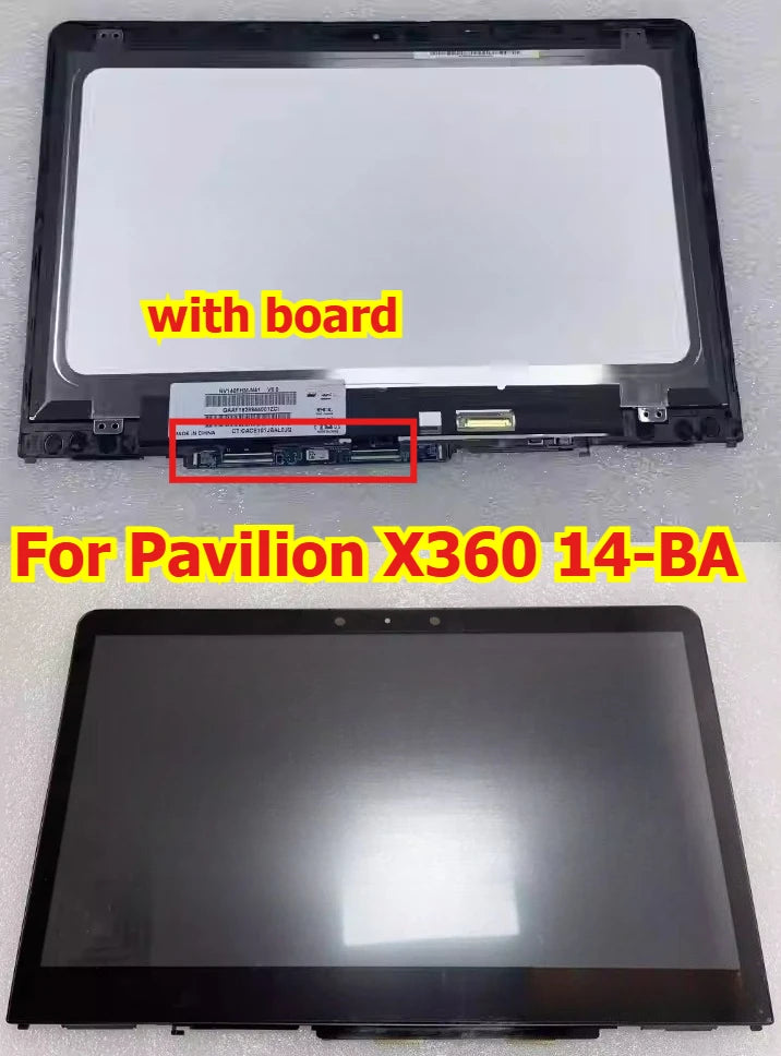Panel Touch Screen Digitizer LCD Display Assembly For Pavilion X360 14-CD 14-DH 14-DW 14-DY 14-BA 14-FA FC Replacement Panel