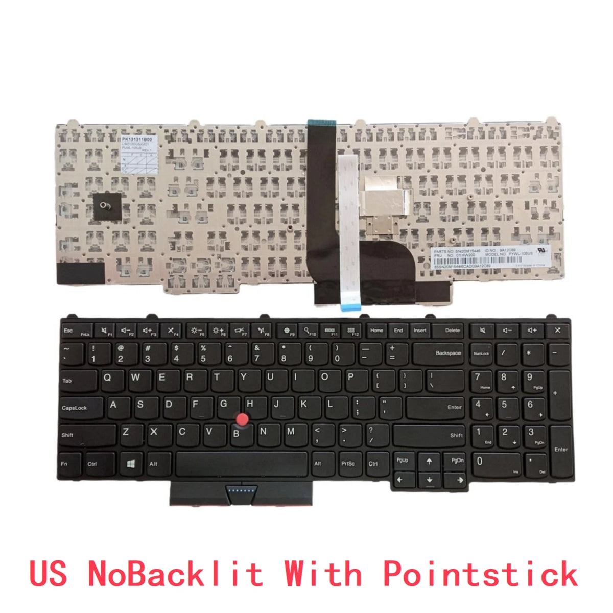 New US Spanish Laptop Backlit Keyboard For Lenovo Thinkpad P50 P70 Notebook PC Replacement 01HW200 00PA403 Lenovo laptop repair parts