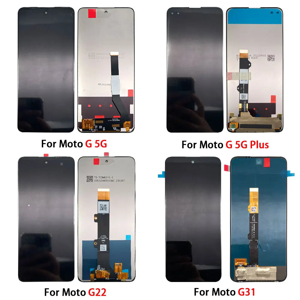 LCD Display Touch Screen Replacement Digitizer Assembly For Motorola For Moto G10 G30 G100 G22 G31 G50 G60 G60s G 5G Plus Motorola phone repair parts