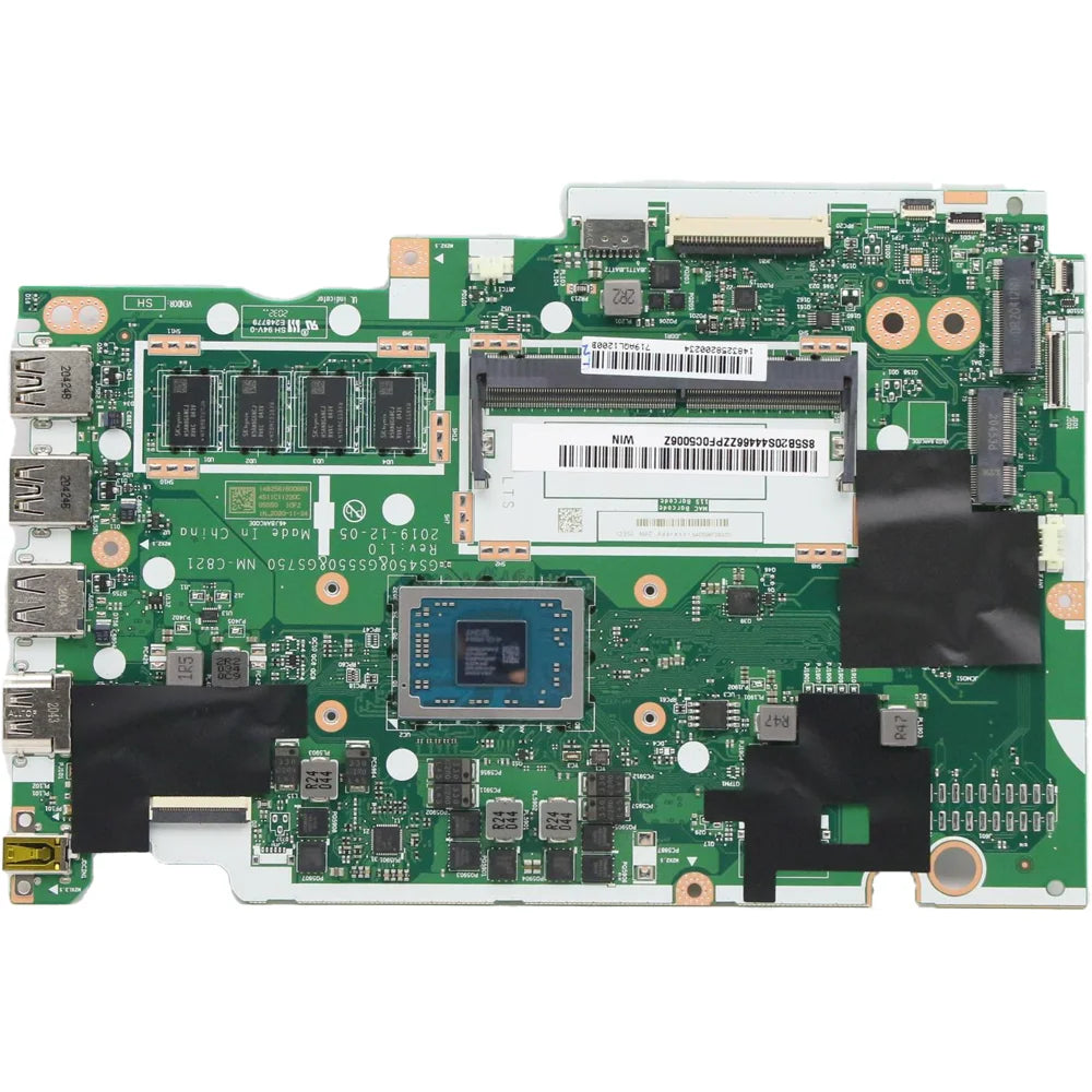 NM-C821 15ADA05 Laptop Motherboard For Lenovo IdeaPad 3 Motherboard FRU 5B20S44466 5B20S44464 5B20S44266 CPU R5 3500 4G Lenovo laptop repair parts