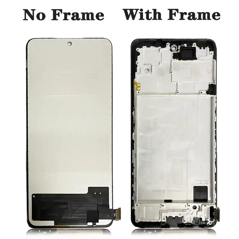 6.67" AMOLED For Redmi Note10Pro M2101K6G Display Replacment For Xiaomi Redmi Note 10 Pro Display LCD Touch Screen with Frame Xiaomi phone repair parts