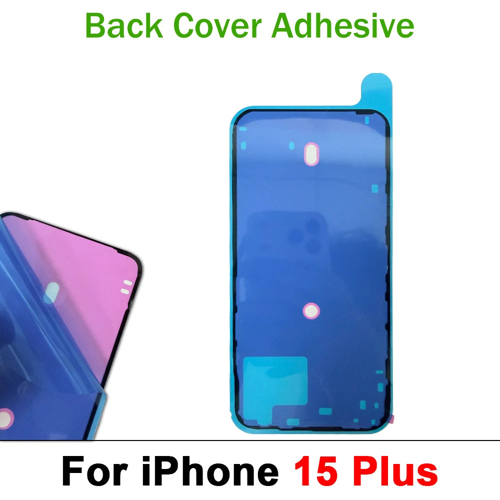 Back Cover Side Waterproof Seal Sticker For iPhone 15 16 17 Pro Max 15 Plus Air Front LCD Adhesive Seal Tape Glue Repair Sticker iPhone phone repair parts