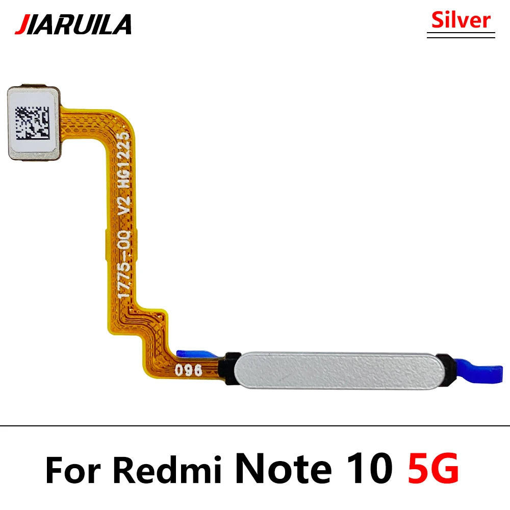 New For Xiaomi Poco M3 Pro / For Redmi Note 10 5G Home Button FingerPrint Touch ID Sensor Flex Cable Replacement Parts  Xiaomi  Xiao mi phone repair parts