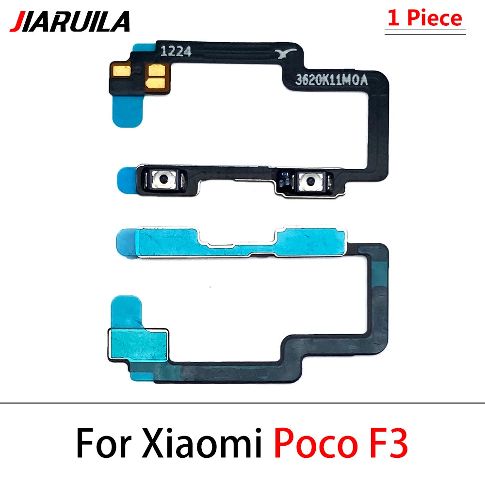 New For Xiaomi Poco F1 F2 F3 F4 F5 M3 M4 X3 X4 X5 X6 Pro 4G 5G GT Power Switch On / Off Button Volume Key Button Flex Cable  Xiaomi  Xiao mi phone repair parts