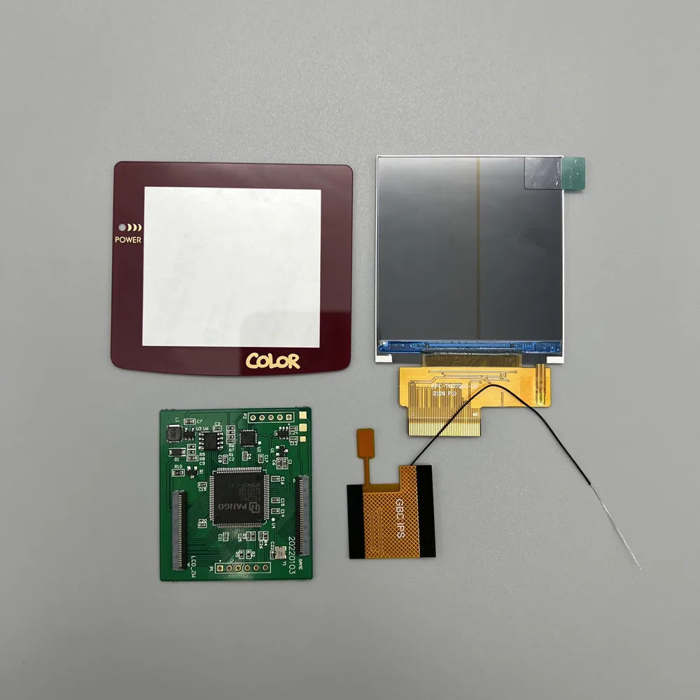 2.6' IPS High Brightness LCD Screen Is Suitable for Nintendo Game Boy Color IPS GBC LCD Support Pixel Display Game console repair parts