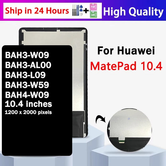 10.4 inch For Huawei MatePad BAH3-W09 BAH3-AL00 BAH3-L09 BAH3-W59 BAH4-W09 LCD Display Touch Screen Digitizer Assembly Tablet repair parts
