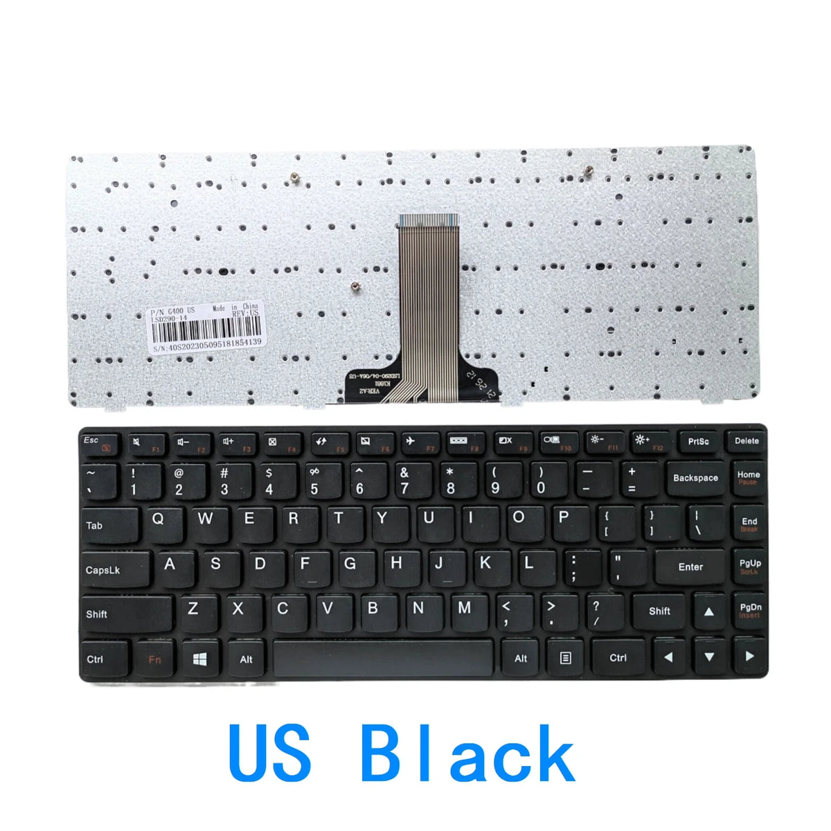 New US Spanish Language Keyboard For Lenovo G400 G405 G410 G490 Notebook PC Replacement Keyboard Lenovo laptop repair parts
