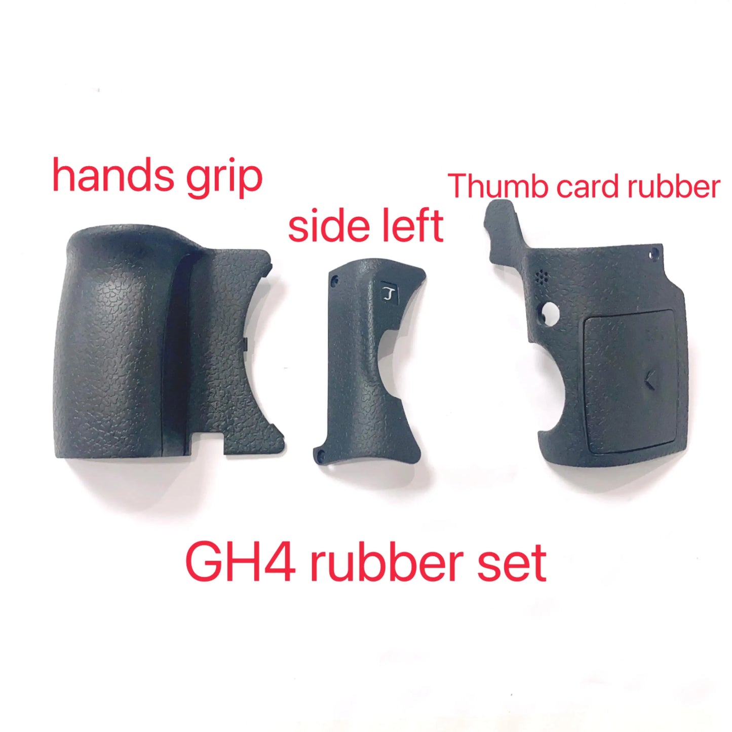 New Original for Panasonic GH4 Rubber Set Hands Grip/Side Left/Thumb Card Cover Rubber Digital Camera repair parts