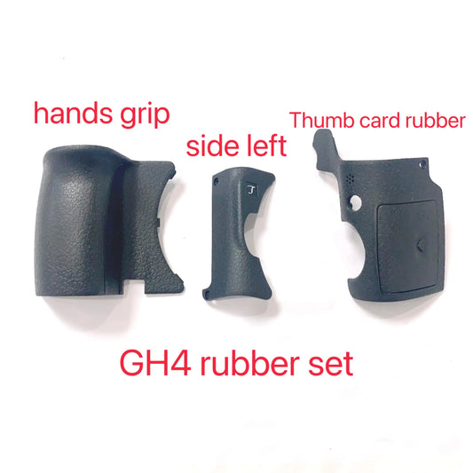 New Original for Panasonic GH4 Rubber Set Hands Grip/Side Left/Thumb Card Cover Rubber Digital Camera repair parts