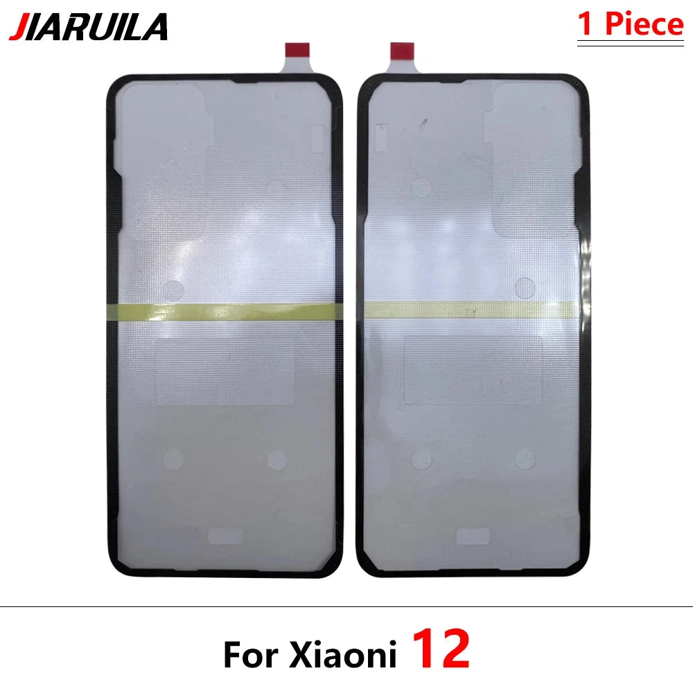 New For Xiaomi Mi 8 9 9T 10 10T 11 11T 12 Pro Lite Note 10 Lite Back Battery Cover Door sticker Adhesive glue tape Xiaomi  Xiao mi phone repair parts