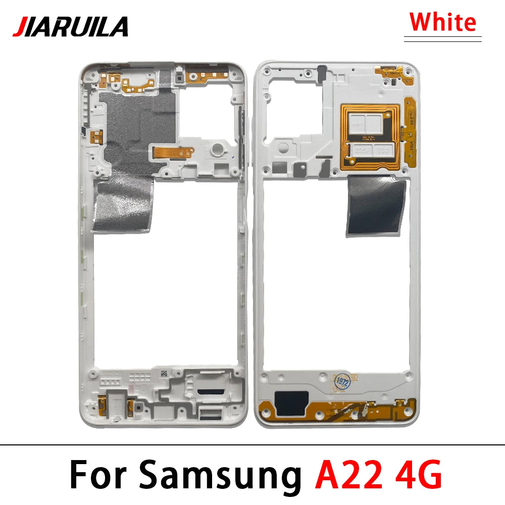 For Samsung A22 A32 4G 5G A225F A226B A325F A326B Middle Frame Holder Housing Replacement Repair Parts Samsung phone repair parts