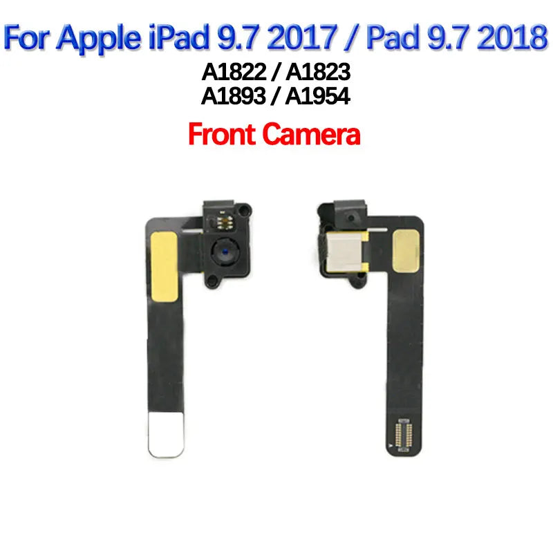Front Camera Small For Apple Ipad 3-6 9.7 10.2 Pro 10.5 Ipad  Air1-4 Mini 4 5 A2152 A2197 A2270 A1566 Main Big Rear Back Camera  iPad repair parts