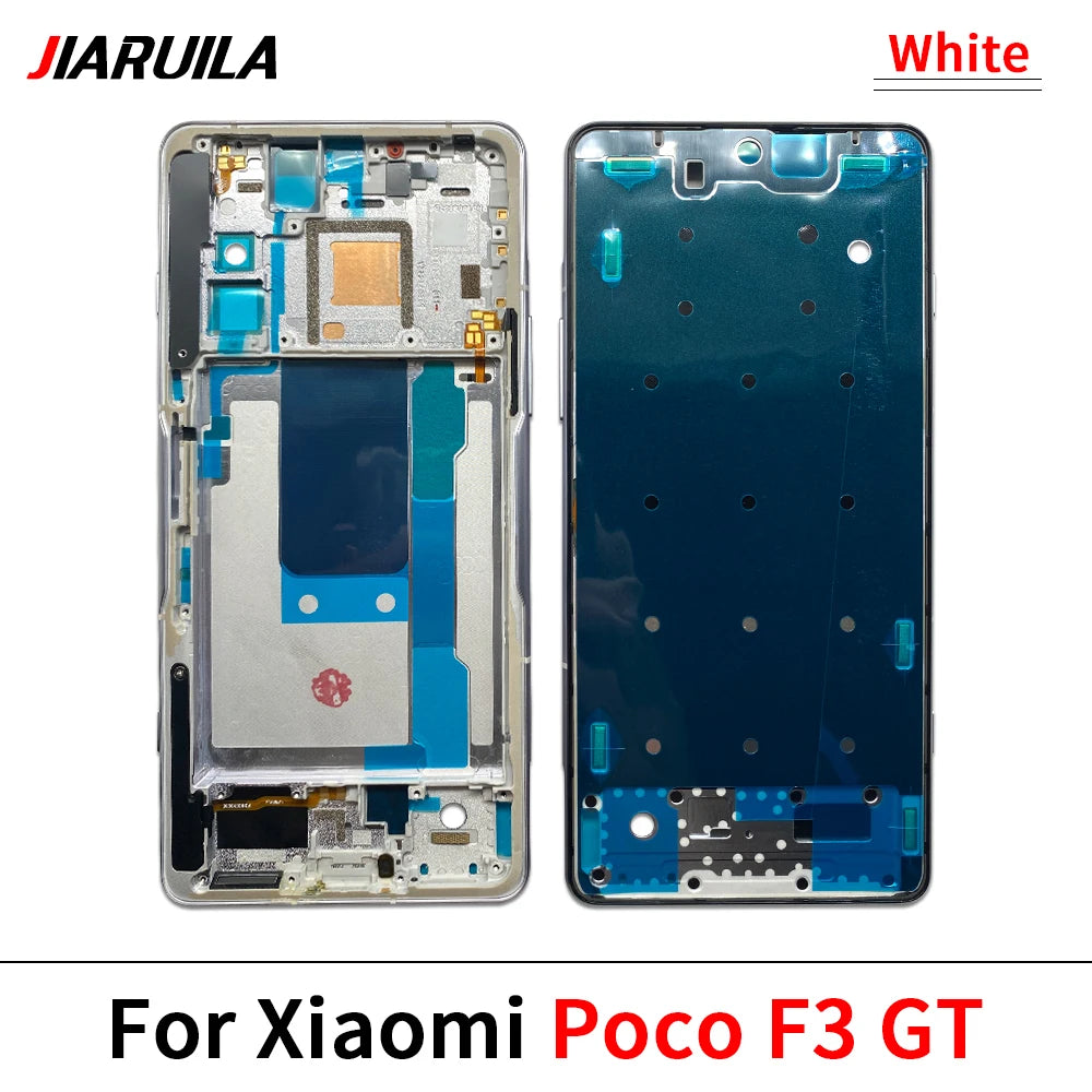 New Front Housing LCD Frame Screen Bezel Holder For Xiaomi Poco F3 F4 X3 GT M3 M4 M5s X5 X6 Pro 4G 5G Xiaomi  Xiao mi phone repair parts