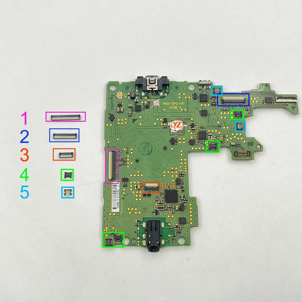 10PCS 4Pin 21Pin  41Pin 53Pin  Touch Screen & SD Card Slot & On Off Switch Ribbon Port Socket For New 3DS XL LL Repair Connector Game console repair parts