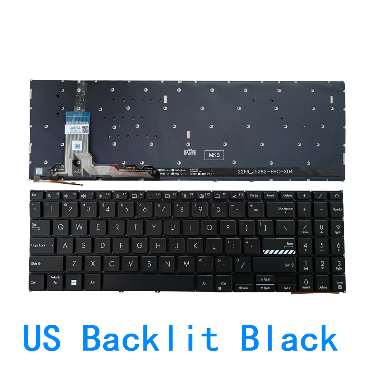 New US Language  Backlit Keyboard For ASUS Vivobook 16X K3605 K3605ZV K3605VC 15X K3504 M3504 S3504 E1504 M3605 ASUS laptop repair parts