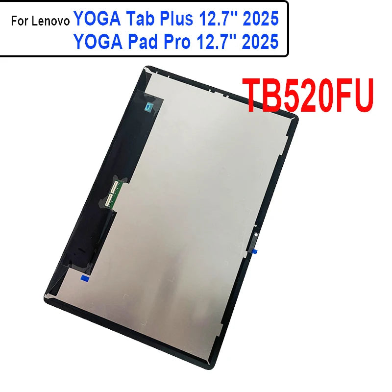 Tablet LCD For Lenovo Yoga Tab Plus 12.7'' 2025 / YOGA Pad Pro 12.7'' 2025 TB520FU LCD Display Touch Screen Replacement Lenovo phone repair parts
