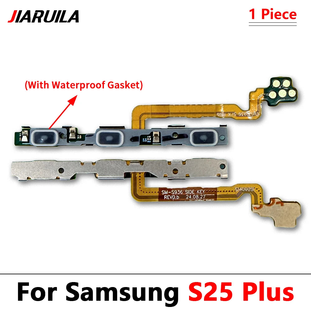 OEM Power On Off Volume Button Flex Cable For Samsung S25 S24 S23 S22 Plus Ultra S24 Fe S23 Fe With Waterproof Samsung phone repair parts