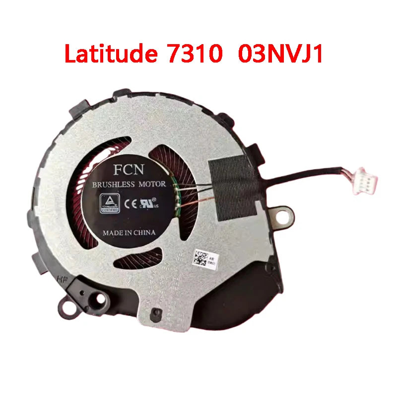 NEW ORIGINAL Laptop CPU Cooling Fan For DELL Latitude 7310 7410 2-in-1 P34S 0YW81W 0PJG0 7310 03NVJ1 Dell laptop repair parts