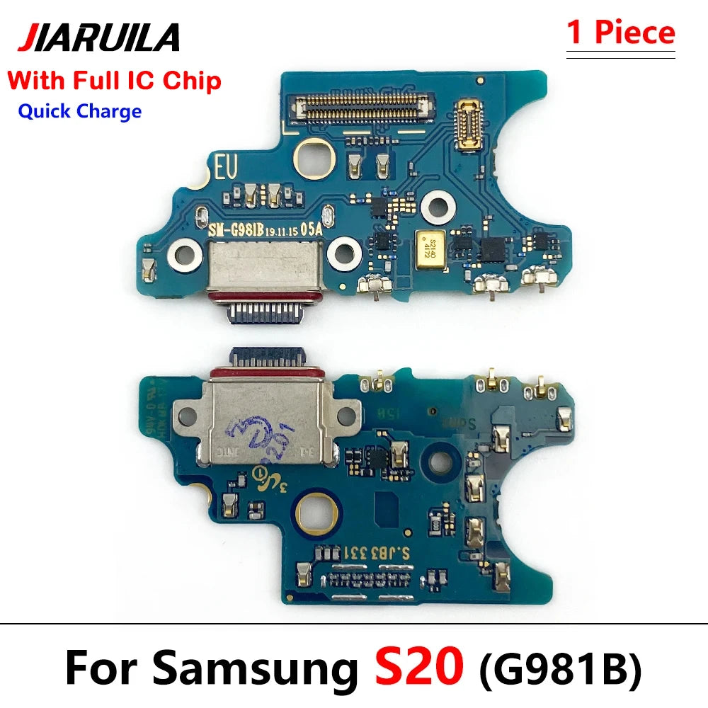 USB Charging Port Microphone Dock Connector Board Flex Cable For Samsung S20 Plus Ultra G986B G988B G981B Repair Parts Samsung phone repair parts