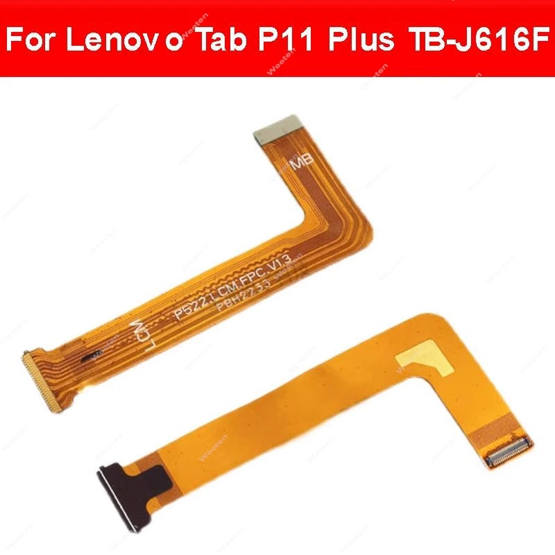 LCD Screen Flex Cable For Lenovo Tab P11 Plus TB-J616F LCD Display Mainboard Connector Flex Ribbon Parts Lenovo Tablet repair parts