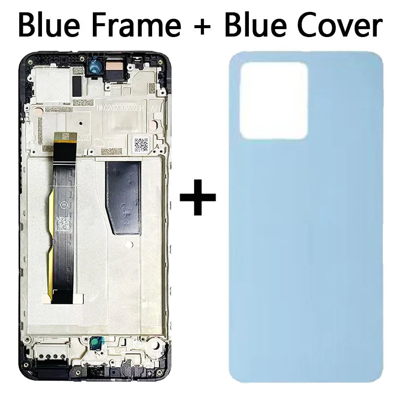 6.5' AMOLED for Motorola Moto G84 LCD Display with Touch Screen Digitizer Assembly for Moto G84 LCD with Fingerprints Frame Motorola phone repair parts