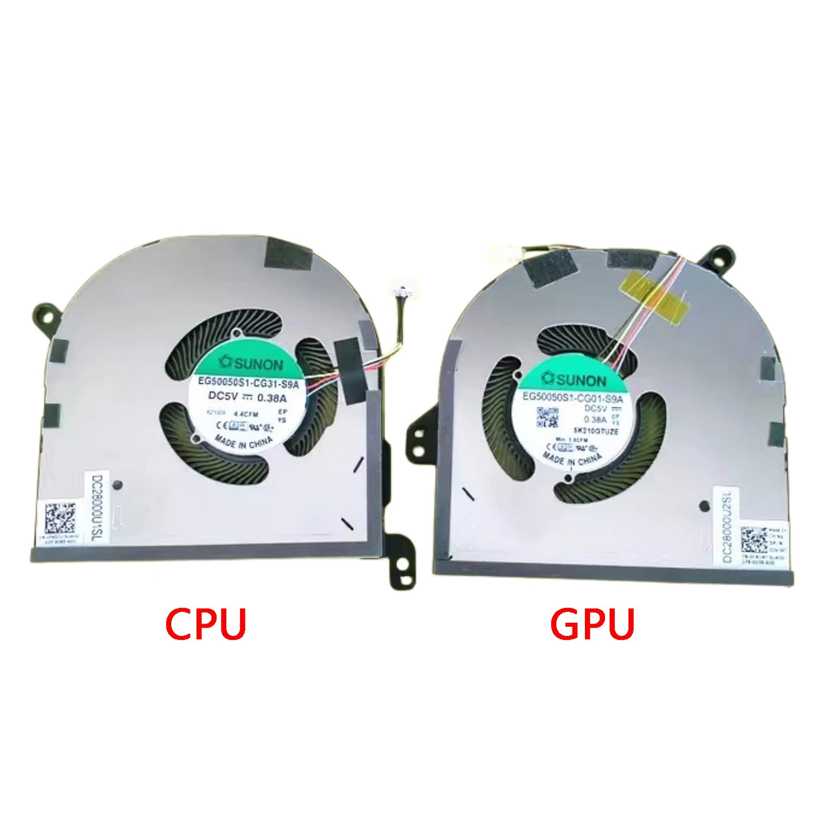 New Original LAPTOP CPU GPU Cooling Fan for DELL XPS 15 9500 9510 9520 Precision 5550 5560 5570 Dell laptop repair parts