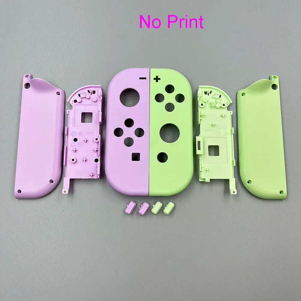 For Switch Oled Replacement Clear Transparent Shell Cover  SL SR Buttons for Nintendo Switch NS Joy Con  Controller Housing Case Game console repair parts