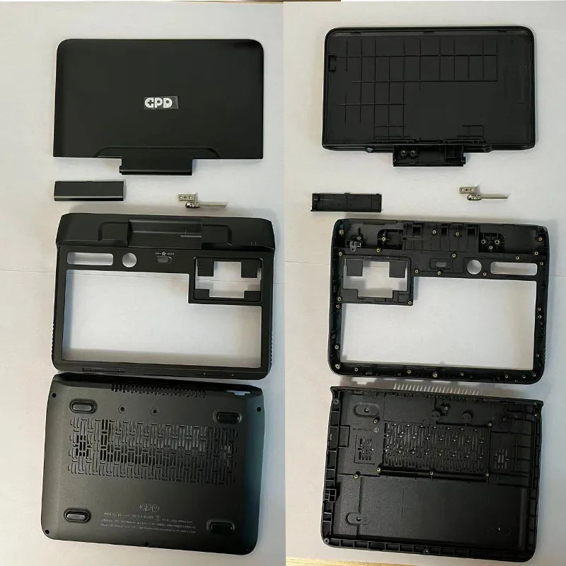 Genuine GPD Mirco PC front cover, back cover, and outer shell. Shell materials are categorized; please confirm your purchase. Game console repair parts
