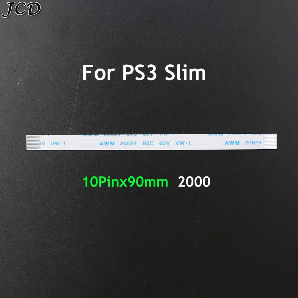 20Pcs For PS3 Slim 2000 2500 3000 4000 Power On Off Reset Switch Flex Ribbon Cable For PS4 10Pin 12Pin 14Pin PS2 3W 5W 9W 70000 Game console repair parts