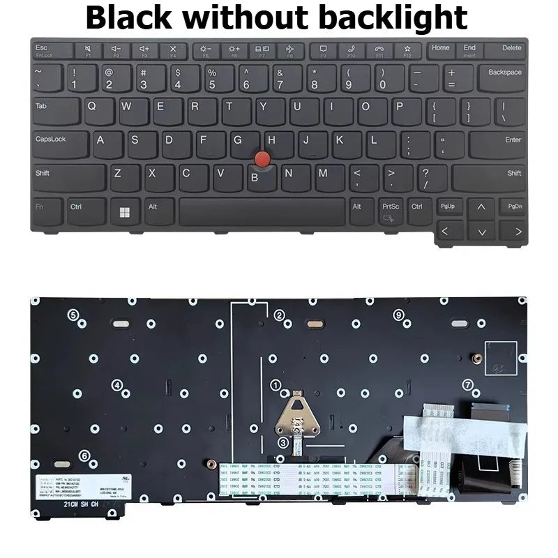 Keyboard for Lenovo Thinkpad X13 Yoga L13 X13 GEN1 Gen2/3 S2 gen7 S2 yoga gen8  laptop keyboard replacement Lenovo laptop repair parts