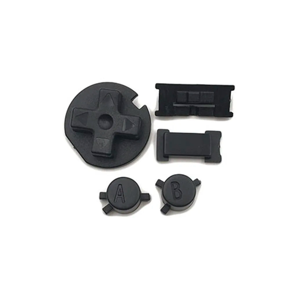 1-10sets For GBC Plastic Power ON OFF Buttons Keypad A-B D-pad Game console repair parts