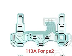 100pcs Film For PS2 PS3 PS4 Pro Slim Controller Conductive Film Keypad Flex Cable PCB Buttons Ribbon Circuit Board For PS5V1V2V3 Game console repair parts