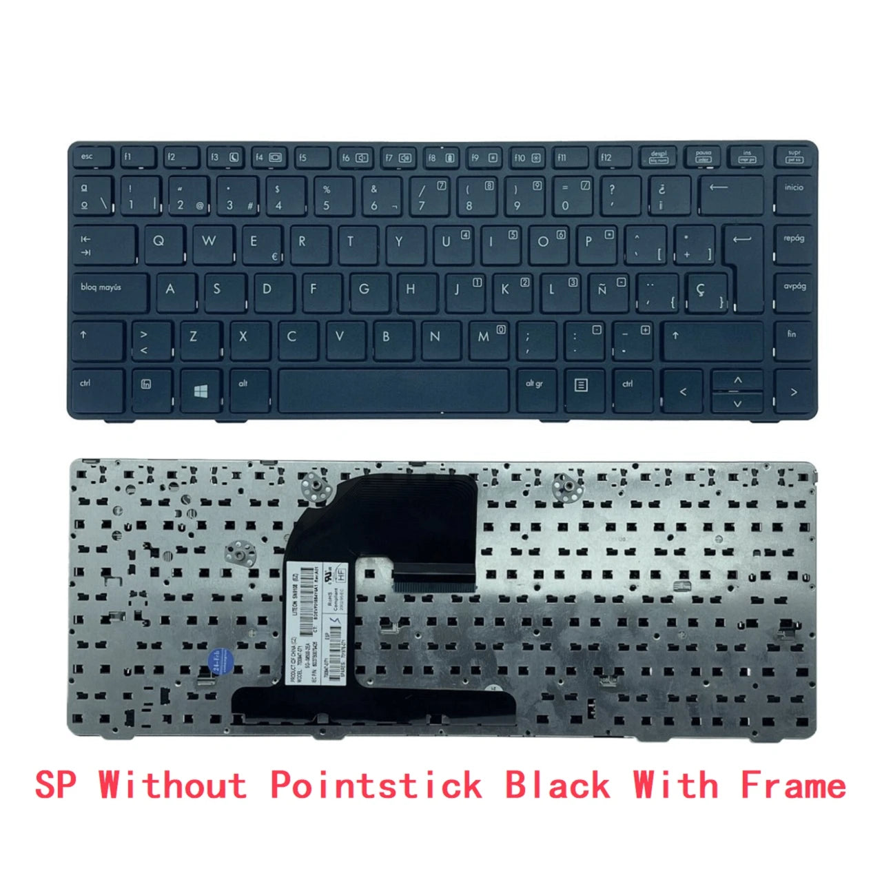 US UI Russian Spanish Latin Brazil Portuguese Keyboard For HP EliteBook 8460P 8460W 6460B 6460 6460P 8470 8470B 8470P 8470 6470  HP laptop repair parts