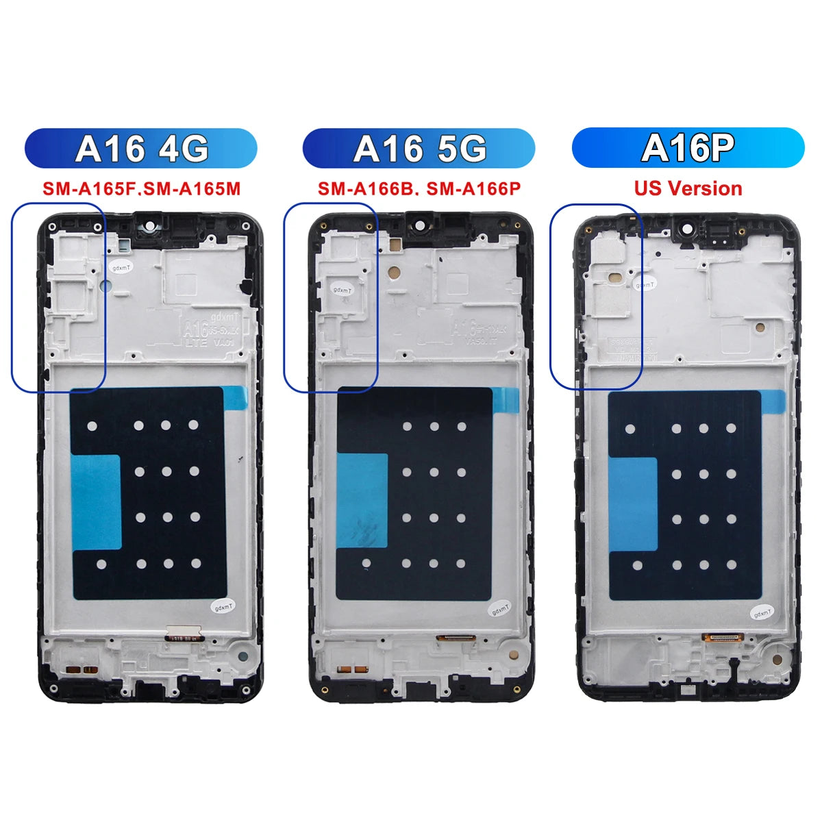 For Samsung A16 4G SM-A165F LCD Display Touch Screen Digitizer Assembly For Samsung A16 5G A166 SM-A166B LCD 100% Tested Samsung phone repair parts