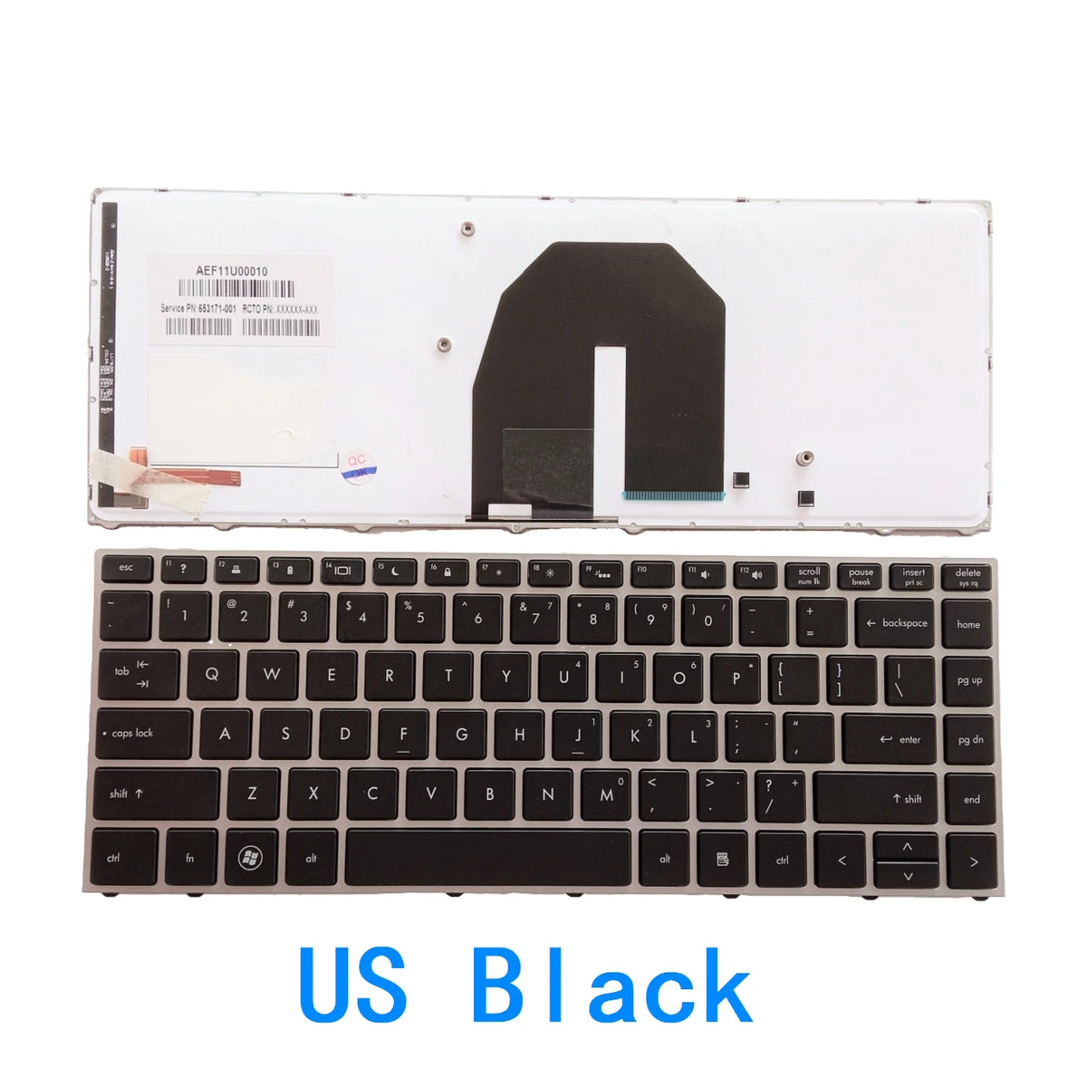 New US Spanish Latin Language  Backlit Keyboard For HP Probook 5330 5330M Notebook PC Replacement Keyboard  HP laptop repair parts