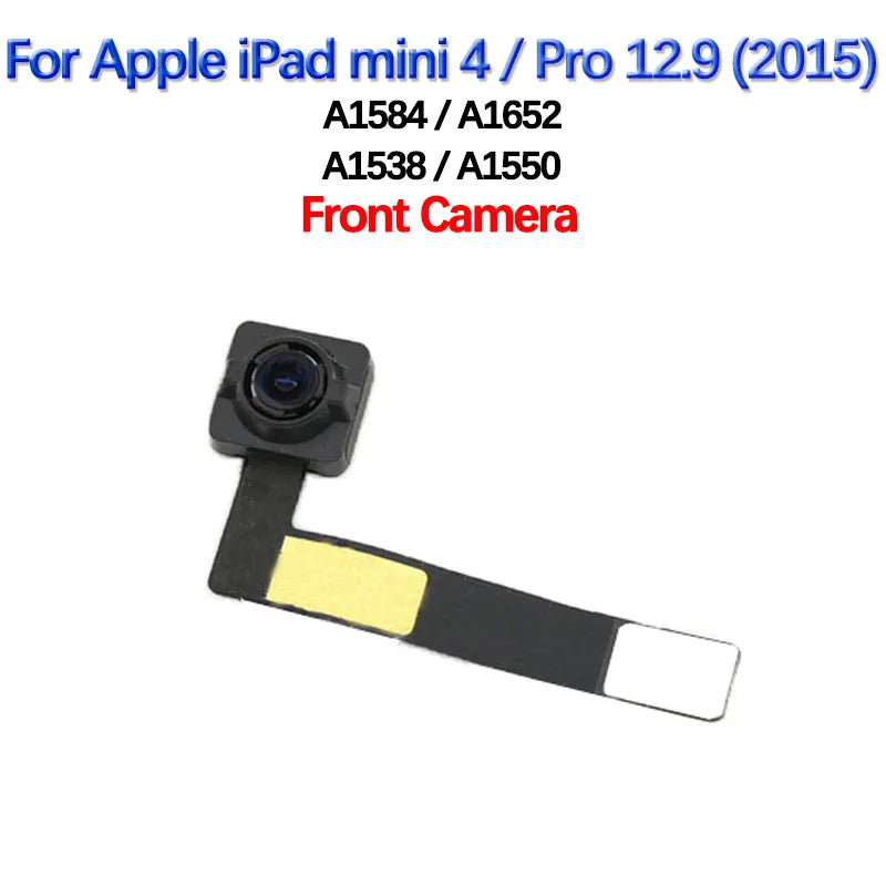 Front Camera Small For Apple Ipad 3-6 9.7 10.2 Pro 10.5 Ipad  Air1-4 Mini 4 5 A2152 A2197 A2270 A1566 Main Big Rear Back Camera  iPad repair parts