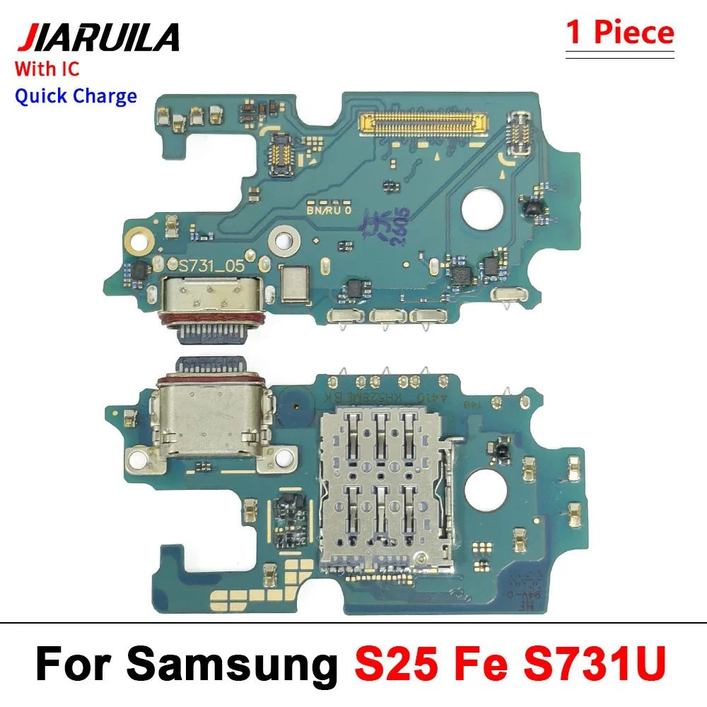 USB Charger Charging Dock Port Connector Flex Cable For Samsung S21 S22 S23 S24 S25 S26 Plus Ultra Fe 5G S911B S911U S921B Samsung phone repair parts