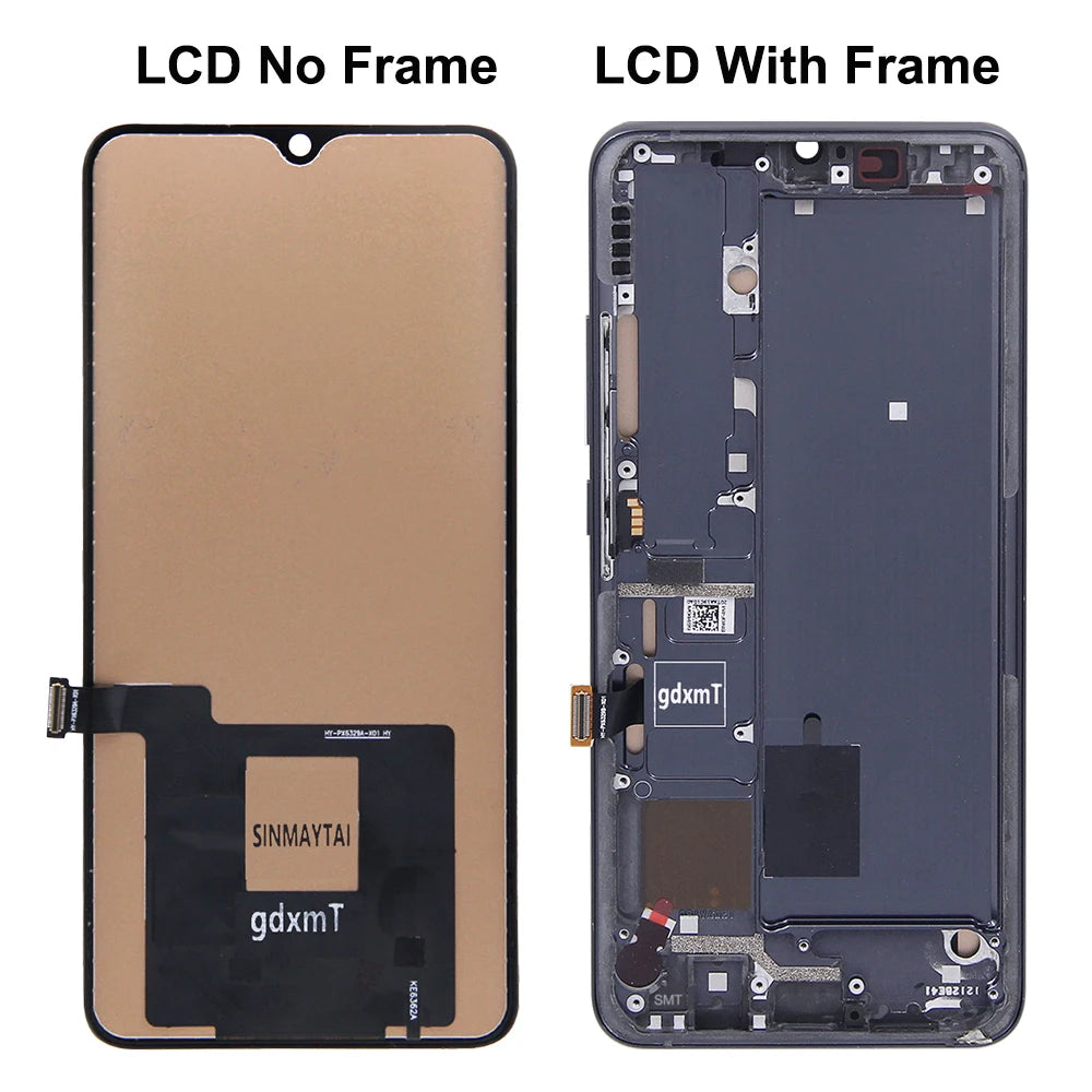TFT 6.47" For Xiaomi Mi Note 10 LCD Mi Note10 Pro Display Touch Screen Digitizer For Mi CC9 Pro LCD Replacement Parts Xiaomi phone repair parts