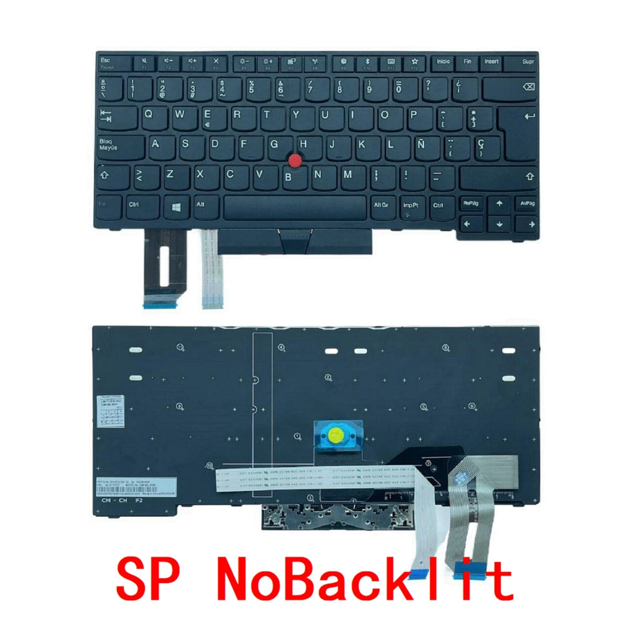 US RU SP AR BR Backlit Keyboard For Lenovo Thinkpad E480 E485 L480 L380 T490 E490 E495 L490 T495 yoga L390 T480S P43S Lenovo laptop repair parts