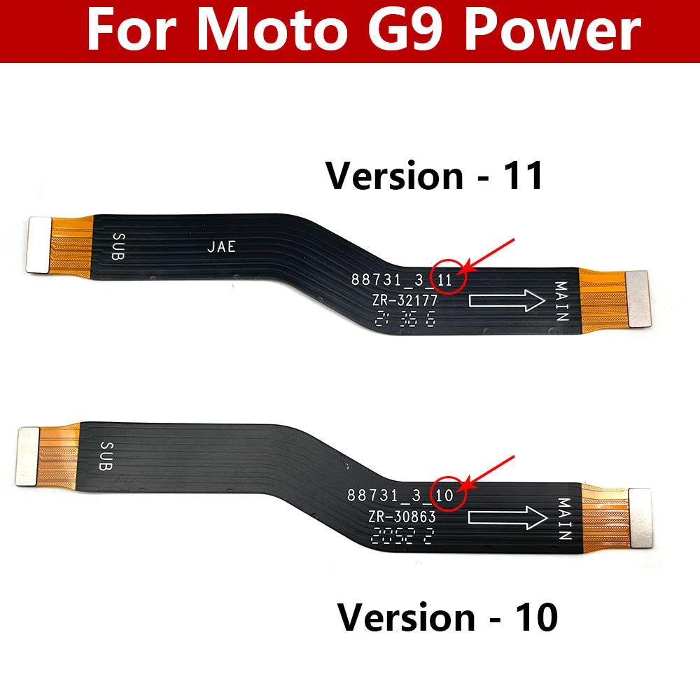 50Pcs, Main Board Connect Mainboard Motherboard Flex Cable Ribbon For Motorola Moto G9 Power Version 10 11 Motorola phone repair parts