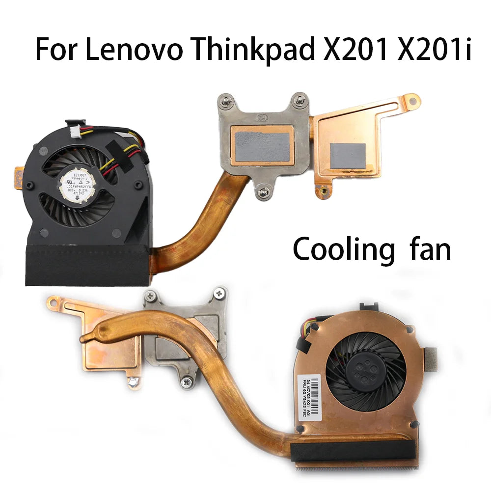 Original CPU Cooling Fan For Lenovo Thinkpad X201 X201i Heatsink FRU 60Y5422 Lenovo laptop repair parts