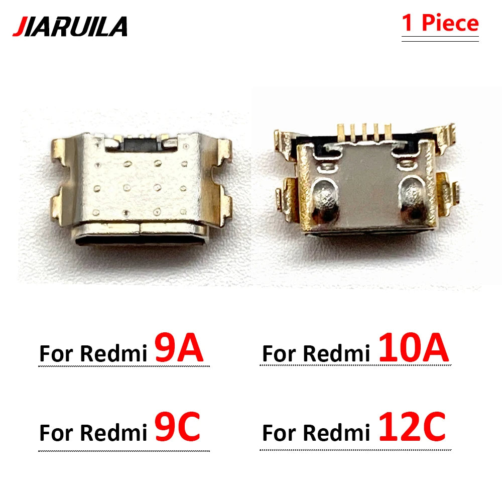 New USB Charging Port Connector Charge Jack Socket Plug Dock For Xiaomi Redmi 8 8A 9 9A 9C 9T 10 10A 10C 12 12C 13 13C 14C 4G 5G  Xiaomi  Xiao mi phone repair parts