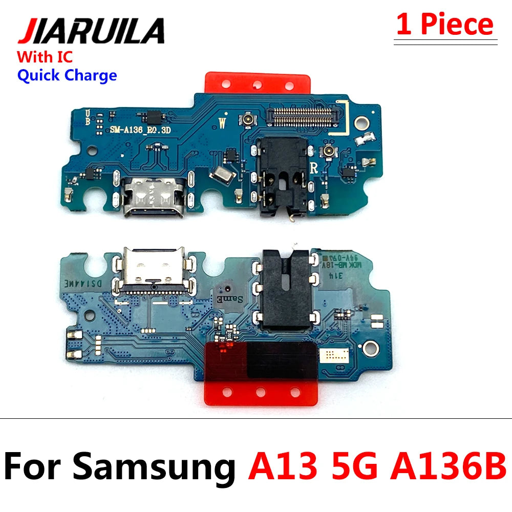 10Pcs USB Charge Port Dock Connector Charging Board Flex Cable For Samsung A03 Core A02 A02s A03s A13 A12 A22 A32 A33 A53 4G 5G Samsung phone repair parts