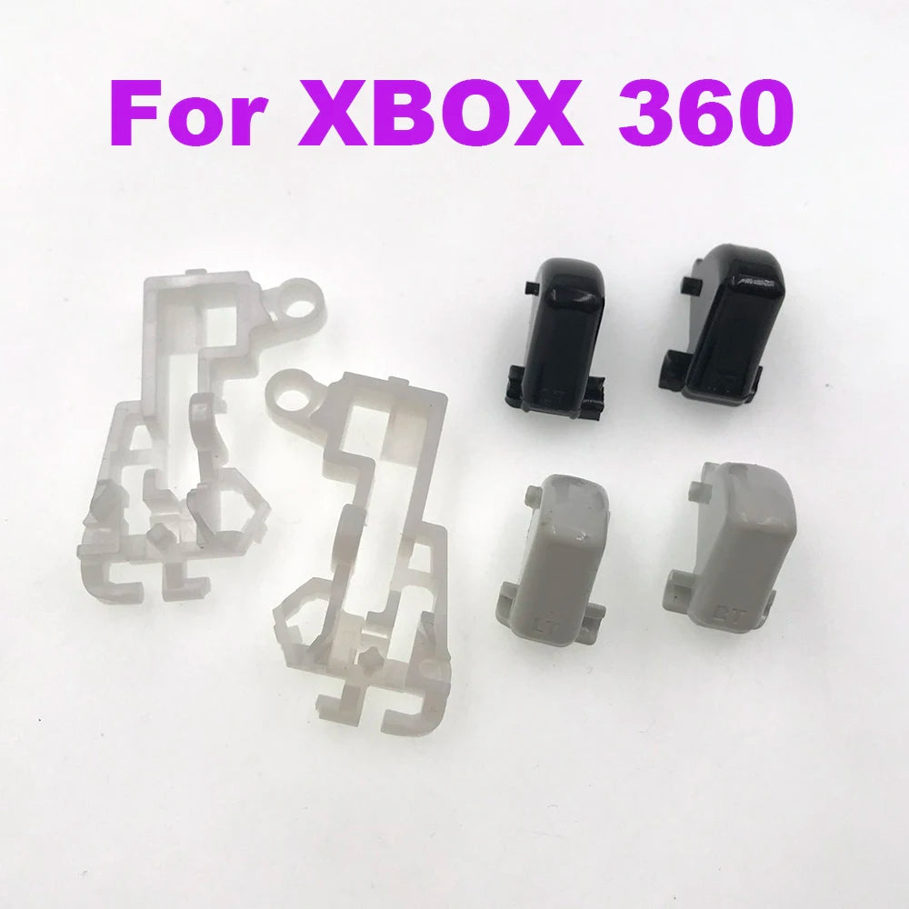 1-5sets LT RT Trigger Button Key For XBOX 360 Controller LTRT Bracket Hold Stand Replacement Part Game console repair parts
