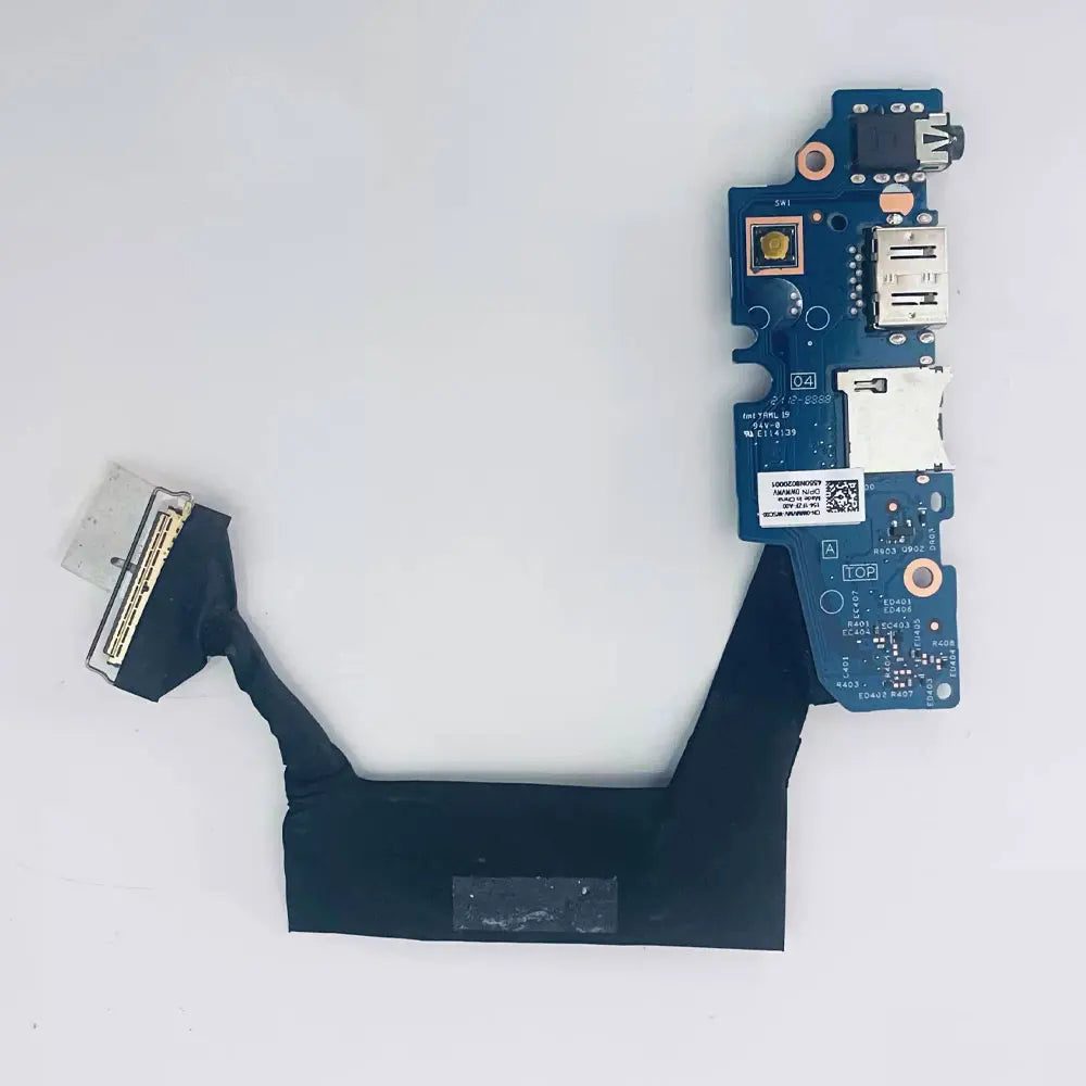 OEM For Dell Inspiron 7415 5410 5415 2-in-1 Laptop Fingerprint Reader Earphone Audio USB Jack Port Switch Power Button Board Dell laptop repair parts